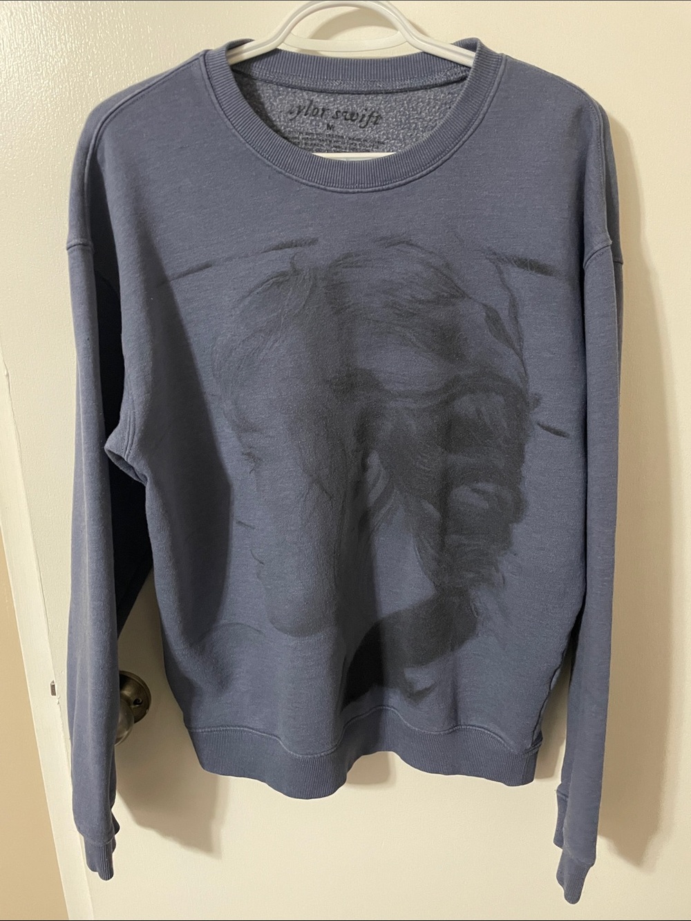 Taylor Swift Evermore Graphic Crewneck Sweatshirt Size Medium